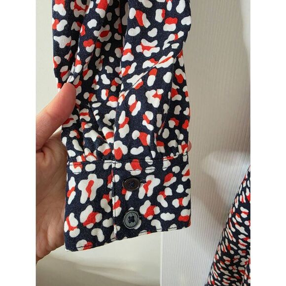 Boden Julia Animal Print Jersey Shirt Dress 4P - Picture 3 of 10